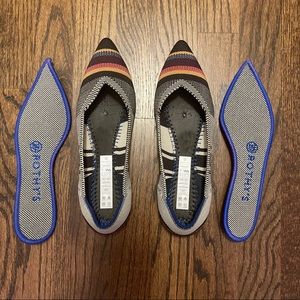 Rothy’s The Point Inverse Stripe Size 6